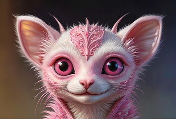 Pink Fantasy Kitten