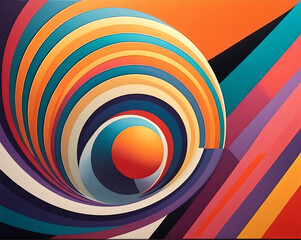 abstract background with circles