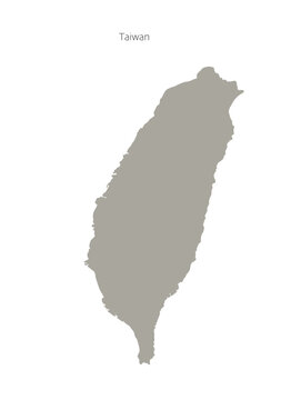recommend clip art: Map of Taiwan flat silhouette.