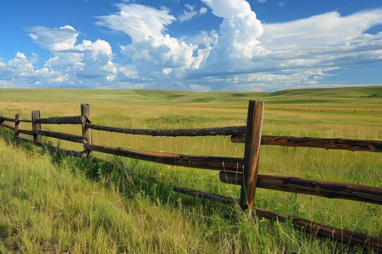 fence in field