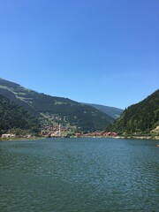 Beautiful lake called Uzungöl in Trabzon.
