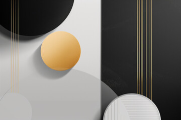 
A sleek and minimalist Black Friday sale announcement with a modern twist. Use a simple yet striking color scheme of black, white, and gold