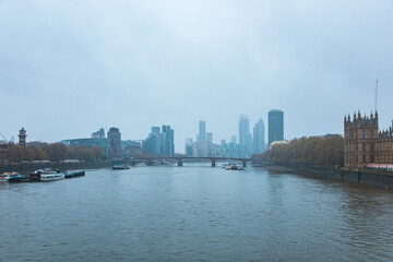 Obraz premium London, UK - Palace of Westminster and Big Ben