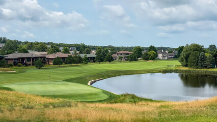 Golf Course in Wisconsin in the Summer