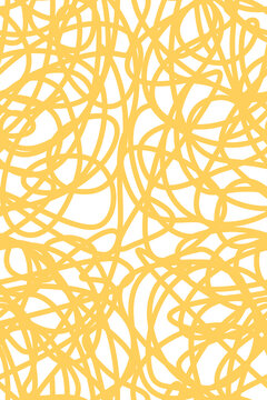 spaghetti - seamless pattern of  chaotic mess 