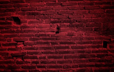 Abstract red template, Dark red noisy gradient texture for banner background design with a grainy and vibrant color scheme