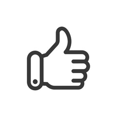 Fototapeta premium like minimalist line art icon logo symbol