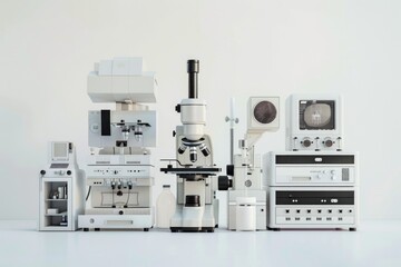 Obraz premium Comprehensive Collection of Modern Scientific Laboratory Equipment for Research and Analysis