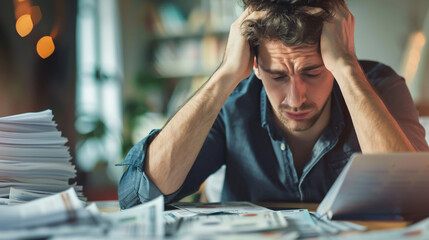 Emotional stress related to bankruptcy and financial issues is vividly depicted.