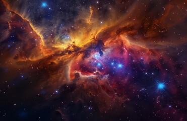 A Stellar Nebula in the Vastness of Space