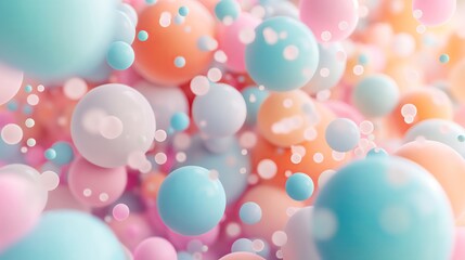 Bunch of Colorful Balloons Floating in the Air