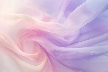 Fototapeta premium Beautiful pastel pink, purple and lavender colored fabric background with folds and waves