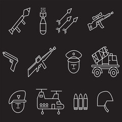 war icons collection 