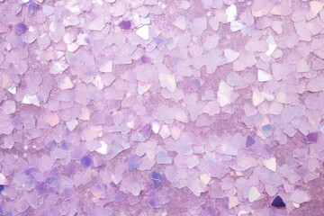 Obraz premium Light purple heart glitter. Valentine's Day, celebration concept. Abstract romantic background. Wallpaper, banner