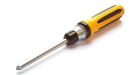 Screwdriver photo on white background