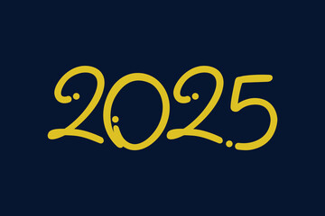 2025 design element idea with creative unique concept high resolution vector