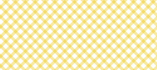Diagonal yellow plaid in the white background