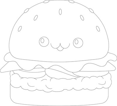 Cute Burger