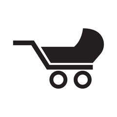 baby carriage icon vector illustration design template