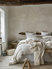 Scandi bedroom, scandivavia style interior design, bedroom