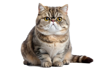 Obraz premium Exotic Shorthair Cat The Sweet and Gentle Companion