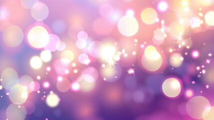 Fototapeta premium Purple and Pink Bokeh Background