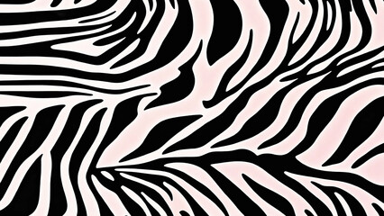 Seamless zebra skin pattern, animal print, 16:9, 300 dpi with space for text 