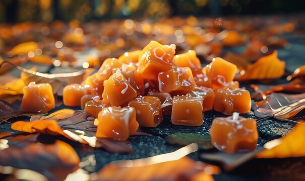 National Caramel Month caramel candies, October 1st