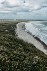Svinklovene natural cliffs in Thy, Denmark