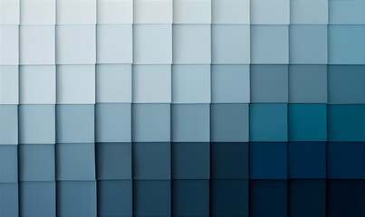 Background with monochrome palette of blue colors. Design catalog of blue colors for color selection. Set of blue colors. Color guide pallete,