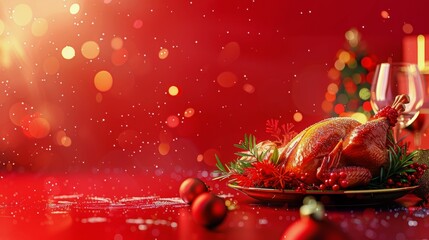 Roasted Chicken and Turkey Dinner