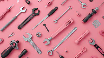 close up of a steel tools