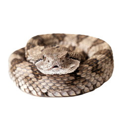 Obraz premium Photo of Viper snake isolated on transparent background