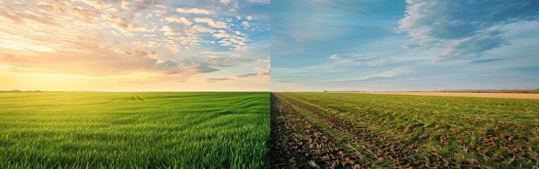 From Barren Land to Lush Greenery Climate Recovery