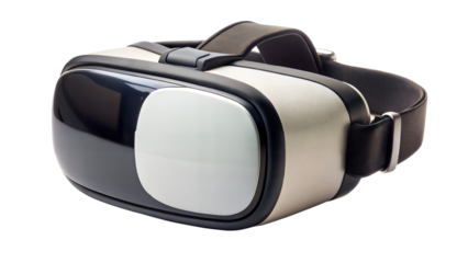 Virtual Reality Goggles on Transparent Background