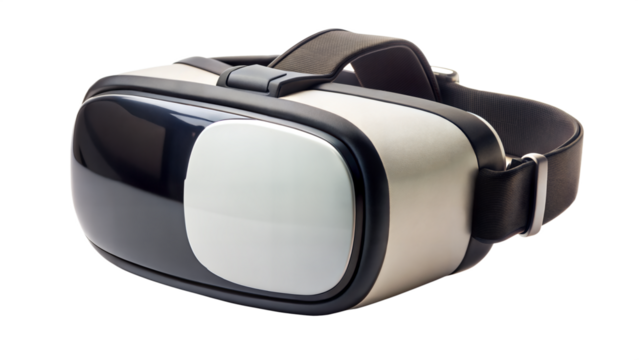 Virtual Reality Goggles on Transparent Background