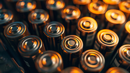 Rows of resilient power cells or batteries, primed to energize whatever lies ahead. © Pink Badger