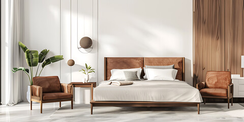 Contemporary Bedroom Mockup 
