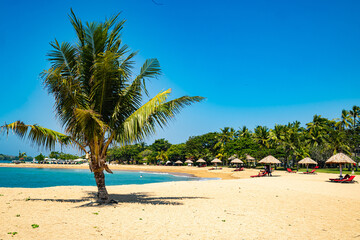 Obraz premium Nusa Dua beach in southern Bali, Indonesia