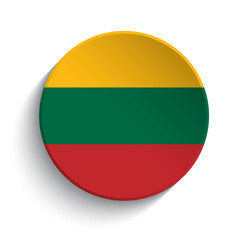 Lithuania flag button