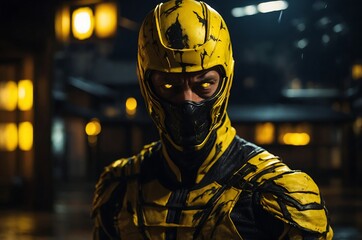 Evil Yellow Cyber Ninja