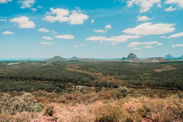 Fototapeta premium Scenic view of landscape against sky,Brisbane,Australia