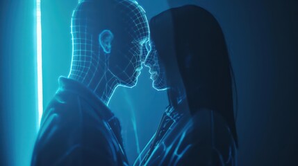 A relationships ad presents an ultramodern