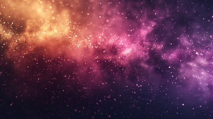 Naklejka premium Purple and Orange Glowing Nebula