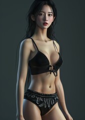 Fototapeta premium Elegant Portrait of a Woman