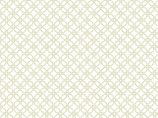 和柄パターンの背景壁紙素材、金色の星七宝のシームレスな模様のベクターイラスト