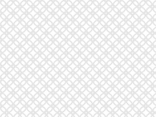 和柄パターンの背景壁紙素材、グレーの星七宝のシームレスな模様のベクターイラスト