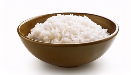 Delicious cooked rice in bowls
