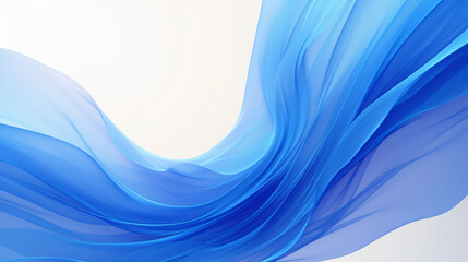 elegant blue gradient abstract waves with soft flow and tranquil atmosphere