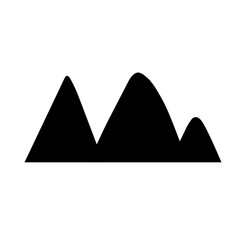 silhouette mountain